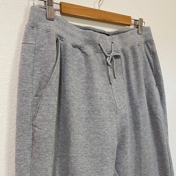 Abercrombie & Fitch Jogger Sweatpants Mens Size L Gray Drawstring Athleisure - Picture 3 of 7